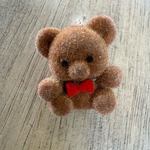 Vintage Brown Teddy Bear Pin